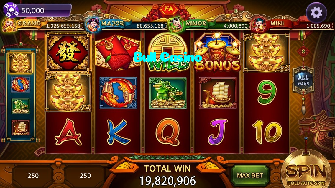 available types of Bull Casino bet including pre-match live express and system bets